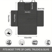 Dog Carrier Wear-resistant Dog Car Seat Cover For SUV Waterproof Portable Durable Liner Cover Protects Vehicle Easy To Install