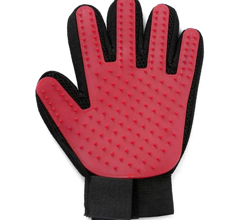 Silicone Pet Grooming Gloves Cats Hair Brush and Comb Gloves to Bathe Dogs Cleaning Hair Removal  for Dog Animal Use Supplies