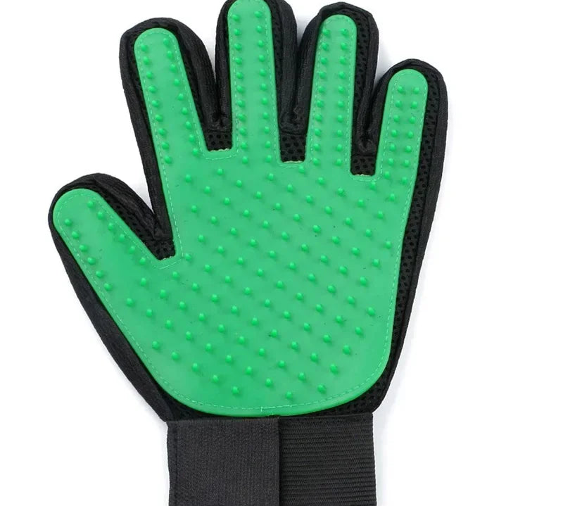 Silicone Pet Grooming Gloves Cats Hair Brush and Comb Gloves to Bathe Dogs Cleaning Hair Removal  for Dog Animal Use Supplies
