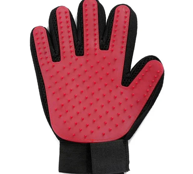Silicone Pet Grooming Gloves Cats Hair Brush and Comb Gloves to Bathe Dogs Cleaning Hair Removal  for Dog Animal Use Supplies